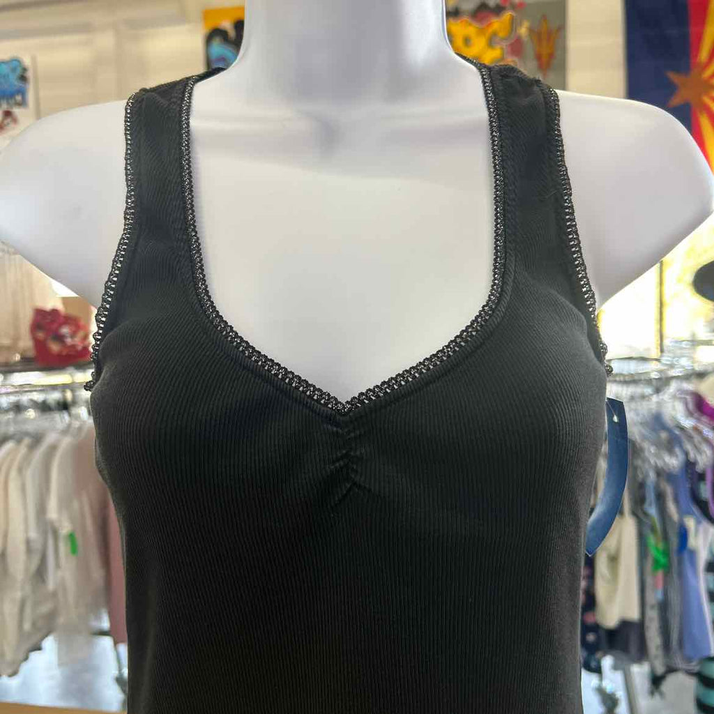 Express Size M Black Preloved Tank