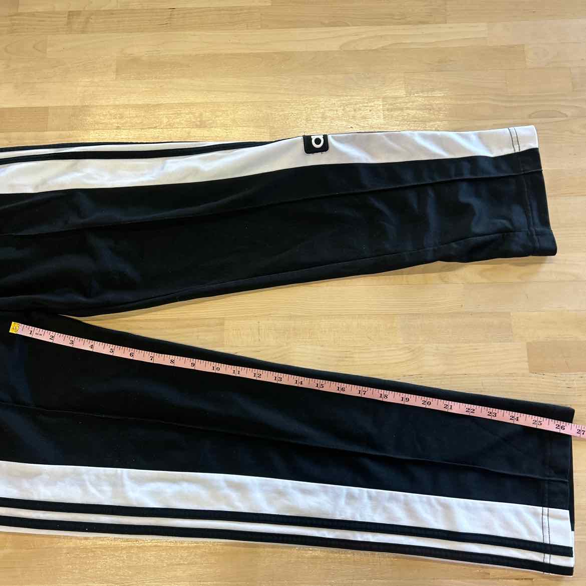 Adidas Size XS Black Preloved Tear Away Basketball Athletic Pants