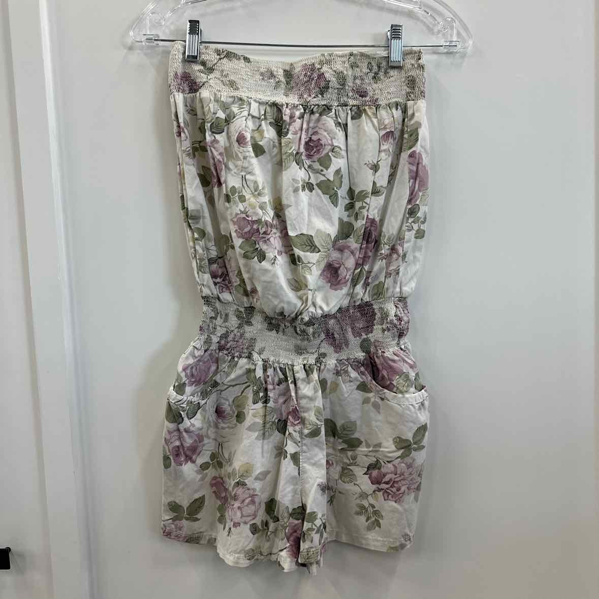 HWY Jeans Size M White Preloved Romper