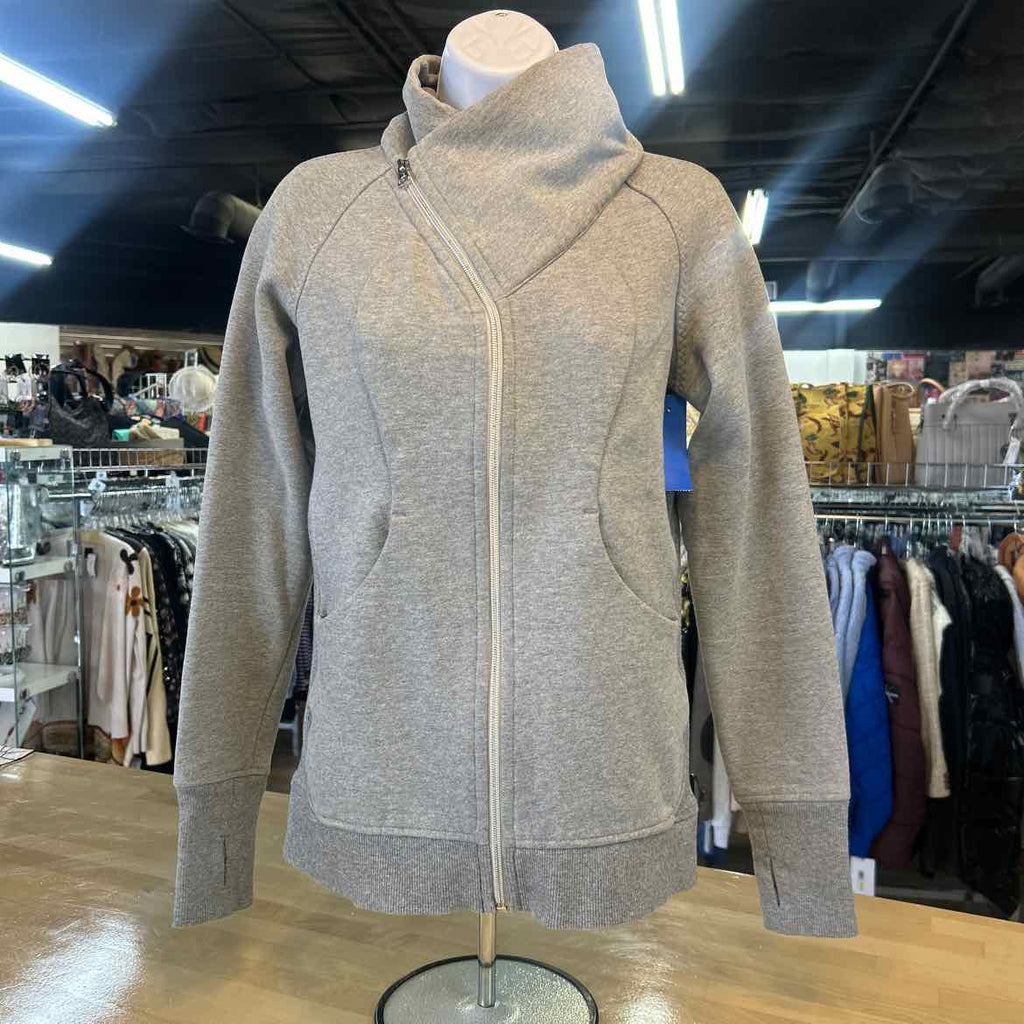 LuluLemon Size 6 Gray Preloved Athletic Jacket