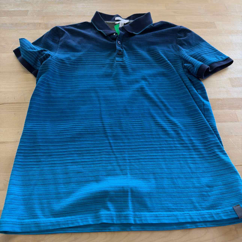 Calvin Klein Size M Blue Preloved MENS Polo