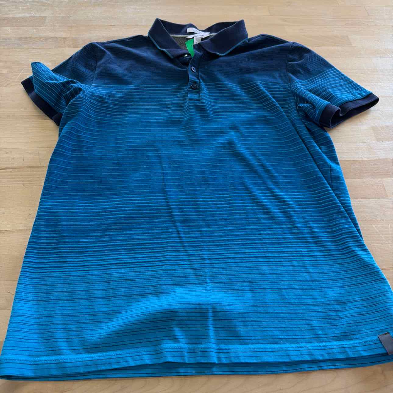 Calvin Klein Size M Blue Preloved MENS Polo