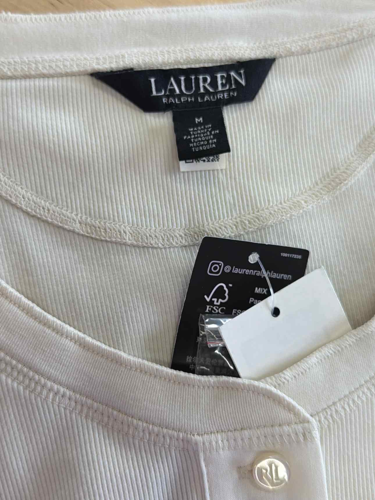Ralph Lauren Size M Cream Longsleeve