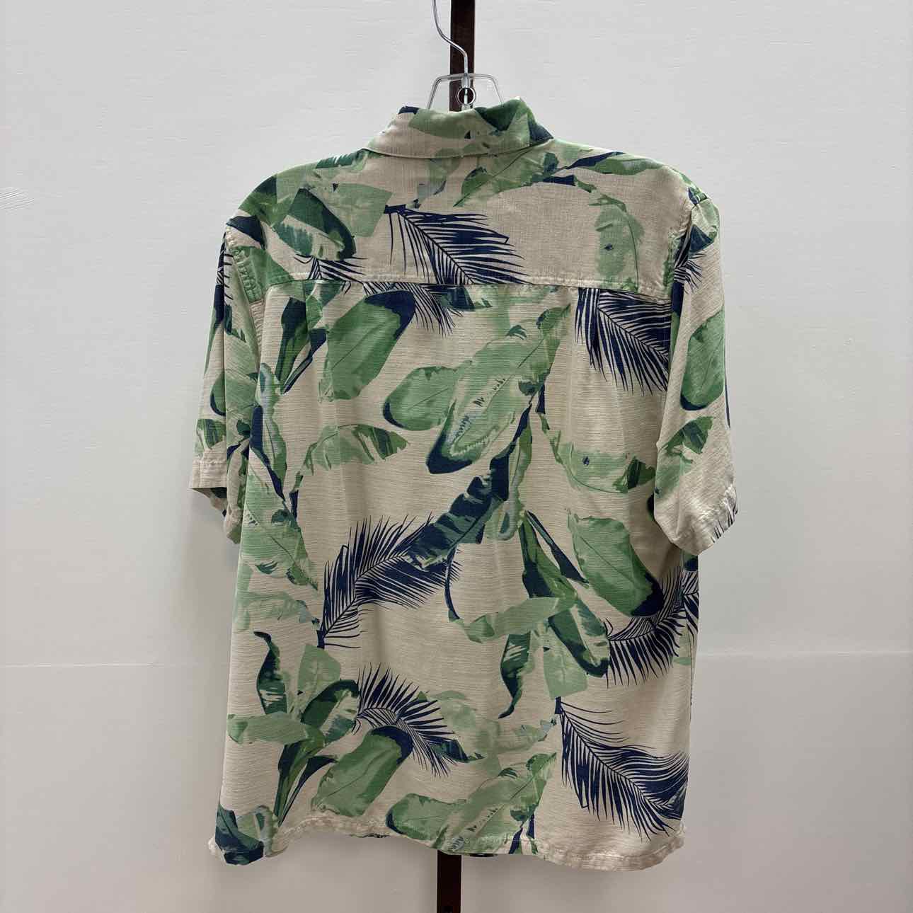 Island Republic Size M Green Preloved MENS Button Down Shirt
