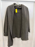 RDI Size 1X Gray Knit Cardigan