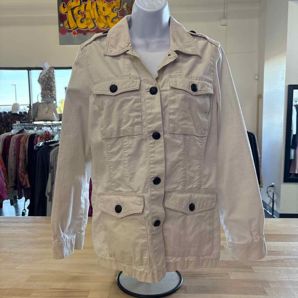 Banana Republic Size M Off White Jacket