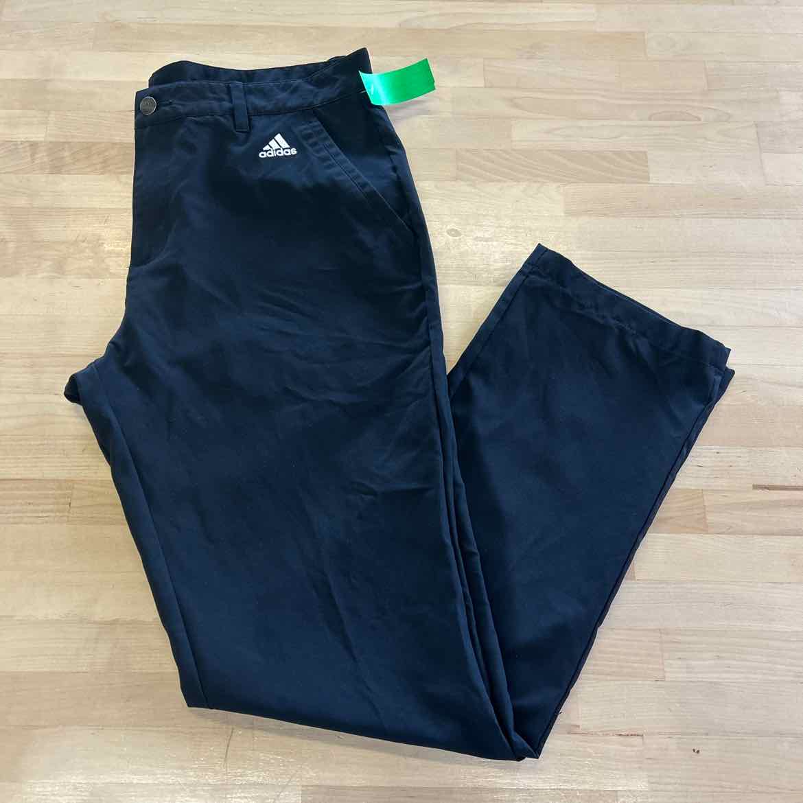 Adidas Size 34x32 Black MENS Athletic Pants