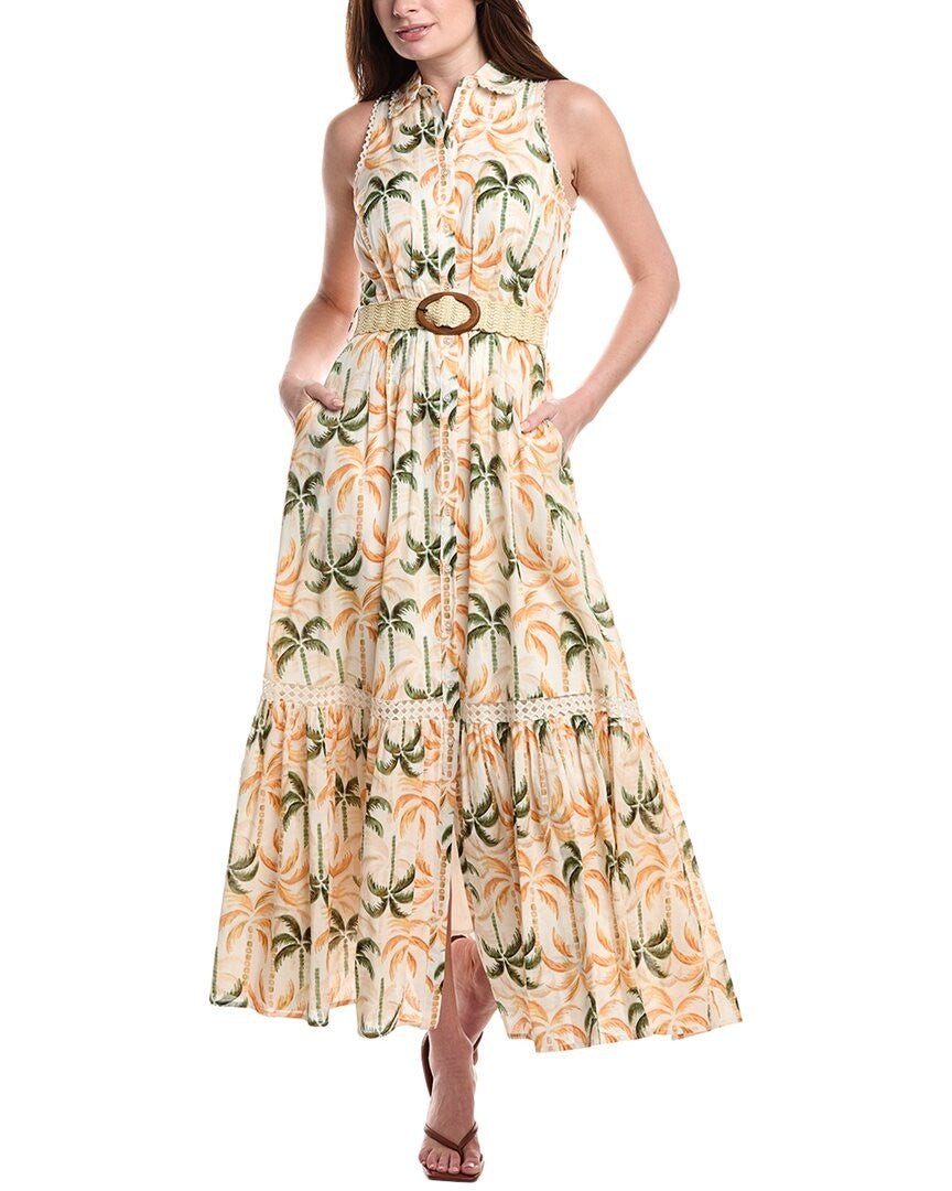Taylor Womens Maxi Dress 14 Yellow