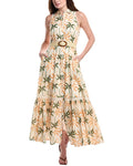 Taylor Womens Maxi Dress 14 Yellow