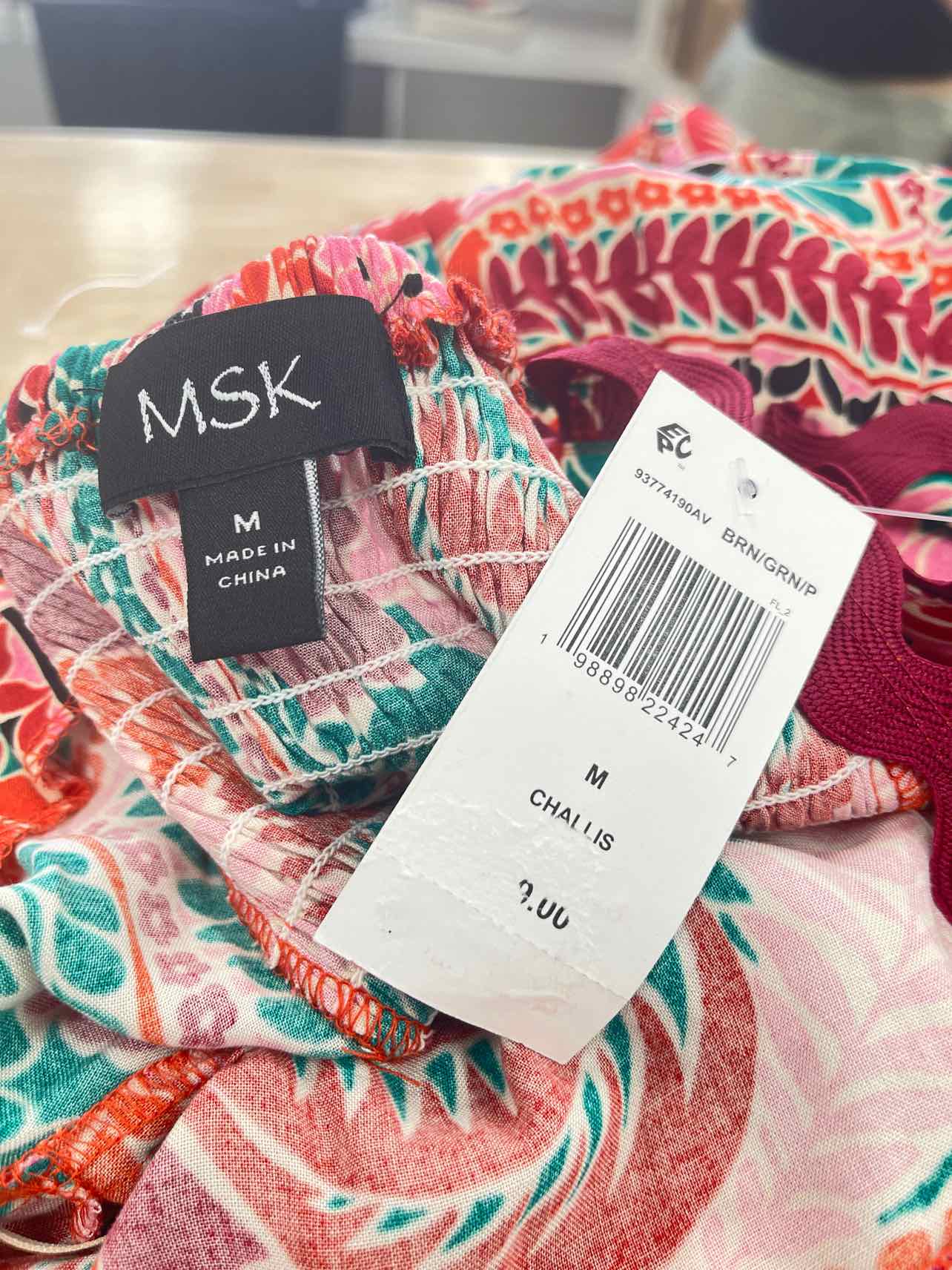 MSK Size M Pink New Dress