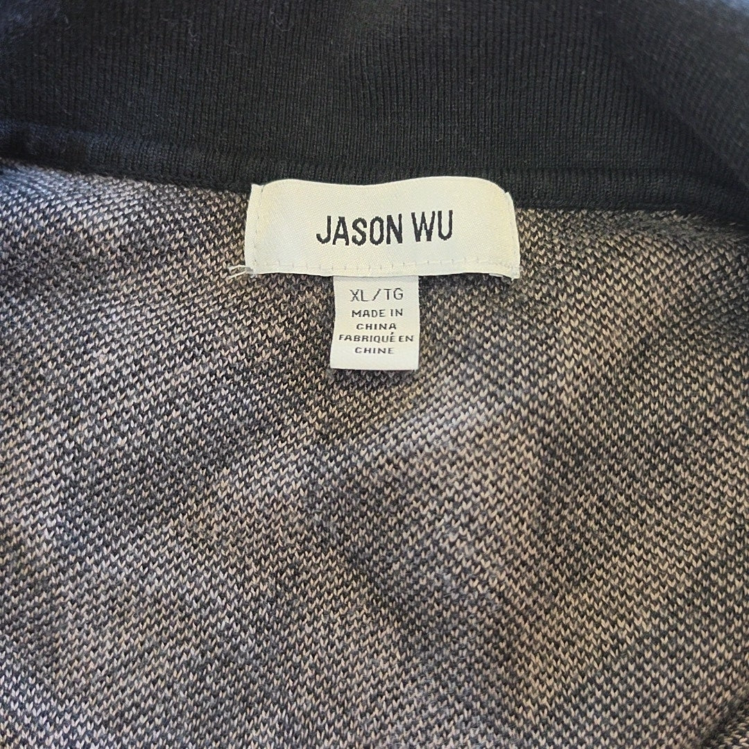 Jason Wu Size XL Black/Brown Preloved MENS Short Sleeve Shirt