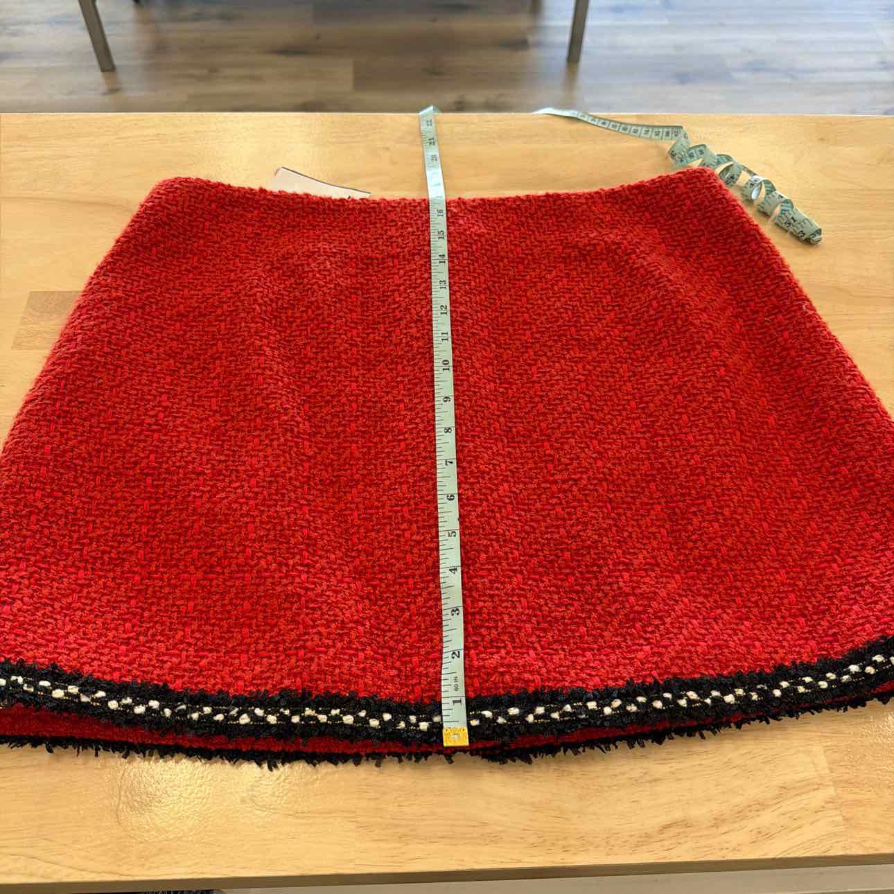Aster Size XL Mavey Button-Front Skirt - Red nwt