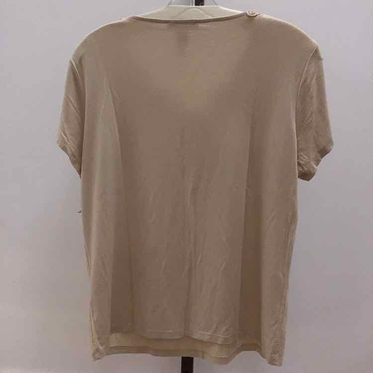 Anne Klein Size L Tan Preloved Shirt