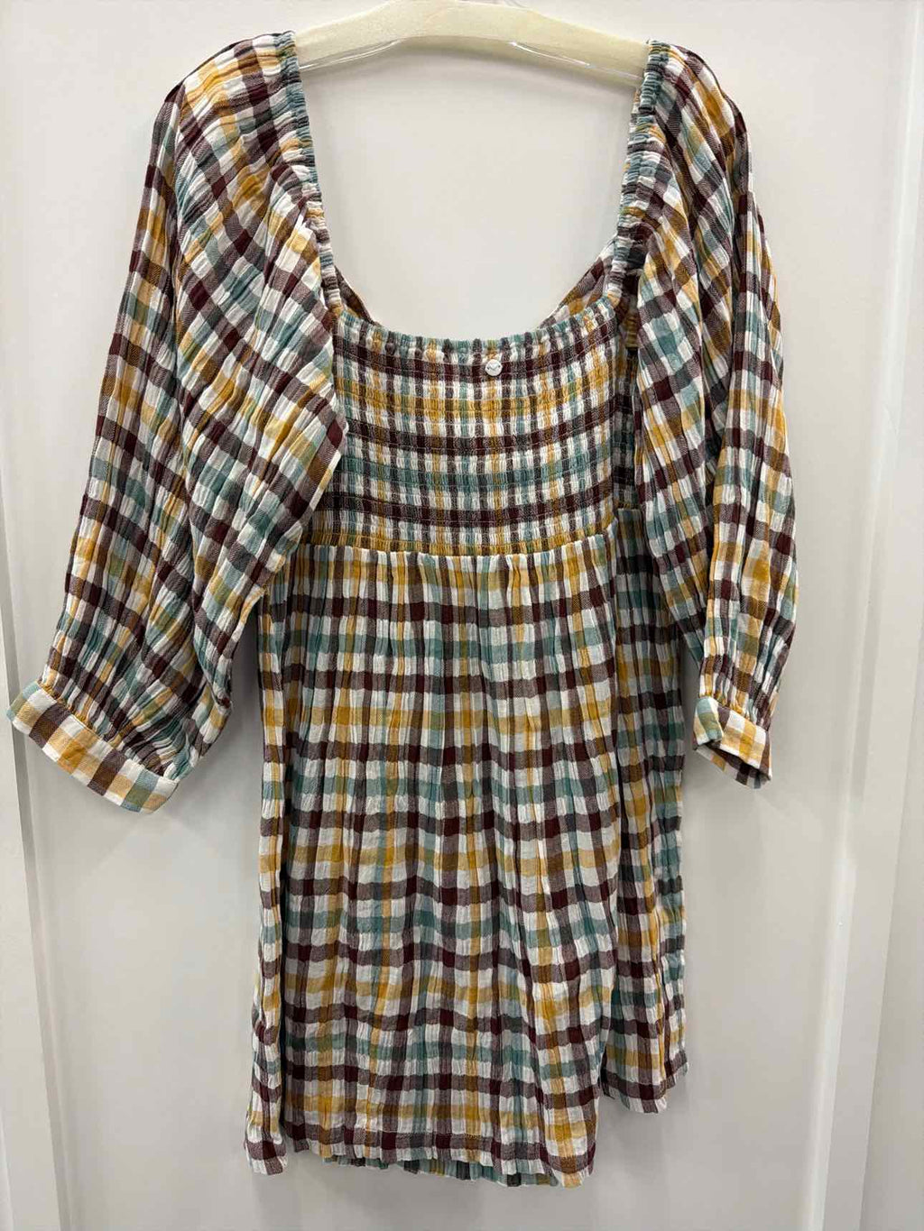 ROXY Moonlight Shores Plaid Dress