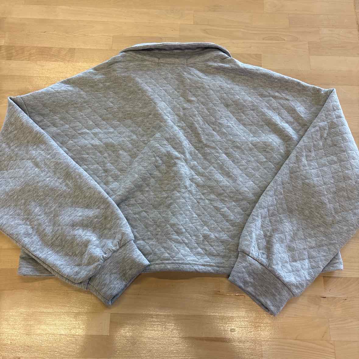 no comment Size XL Gray Quilted Preloved Jacket