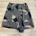 Ralph Lauren Size 6P Brown/Black Polyester Preloved Skirt
