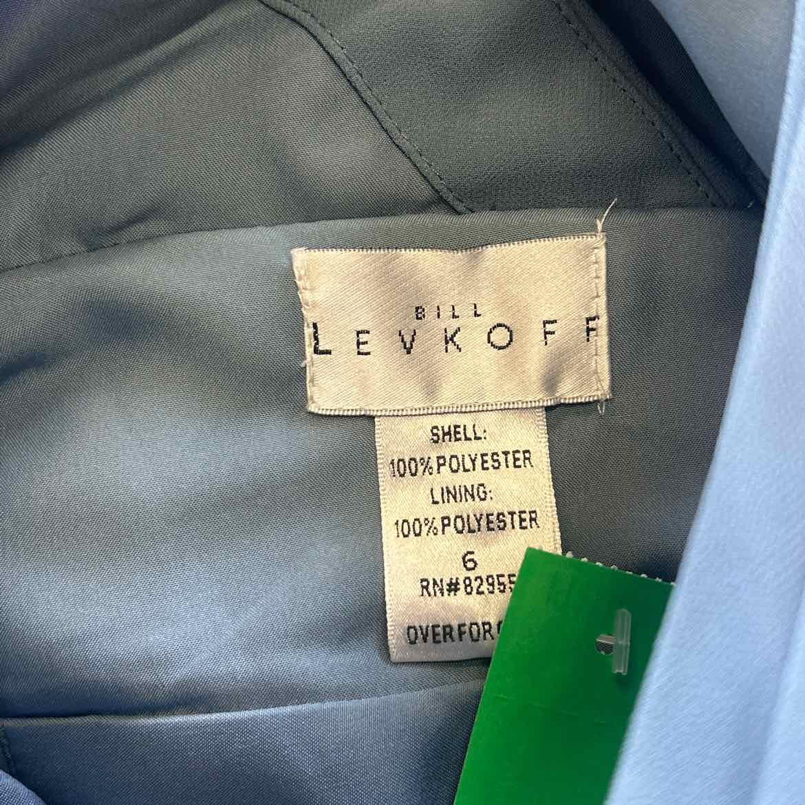 Bill Levkoff Size 6 Blue Preloved Dress