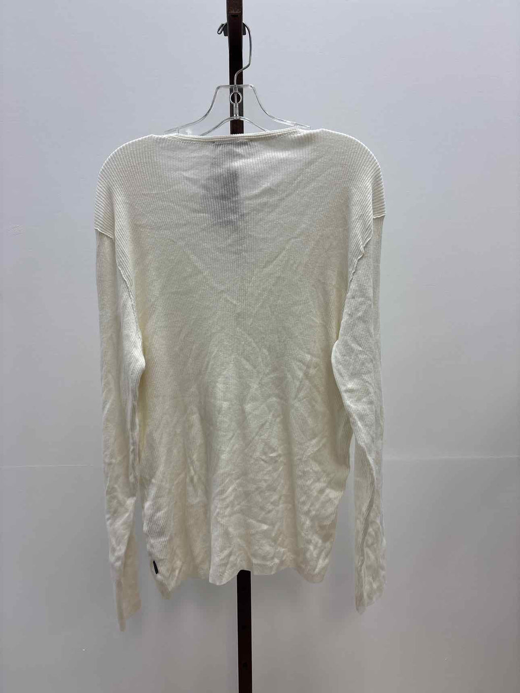 John Varvatos Size M Cream New MENS Long Sleeve Shirt