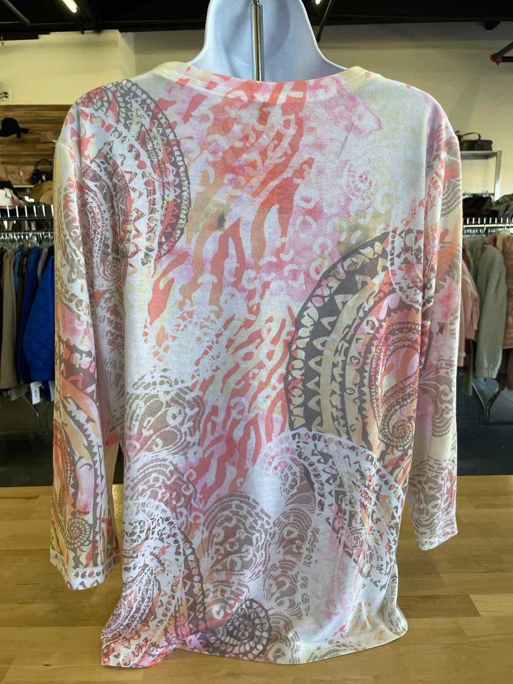 Chico's Size 2 Pink Knit Top