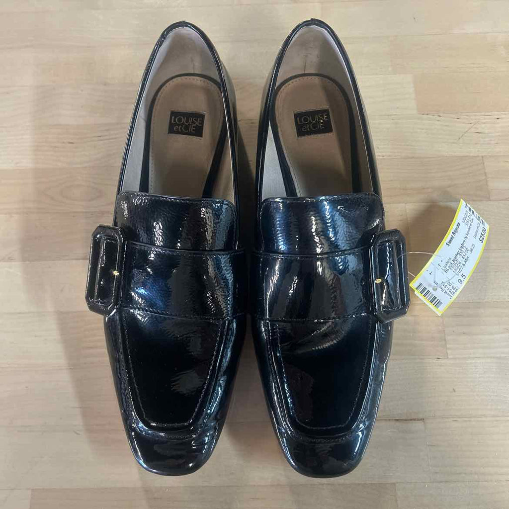 Louise et Cie Size 9.5 Black Leather Preloved Loafers