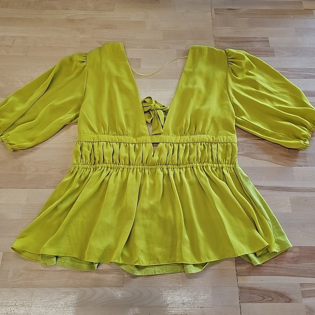 Dolan Size XL Green Blouse