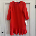 Thoshamma Size 8 Orange Preloved Dress