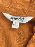Splendid Size S Orange Preloved Sleeveless