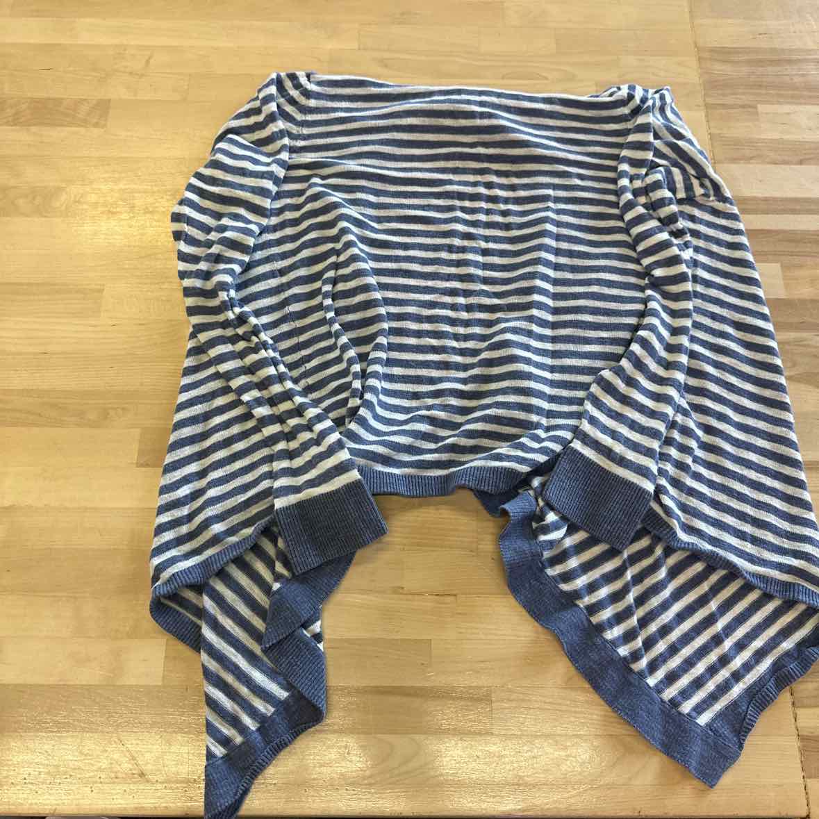 INC Size M Blue/White Cardigan