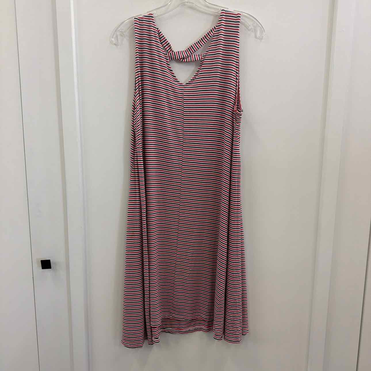 Style & Co. Size PL Red White Blue Preloved Dress