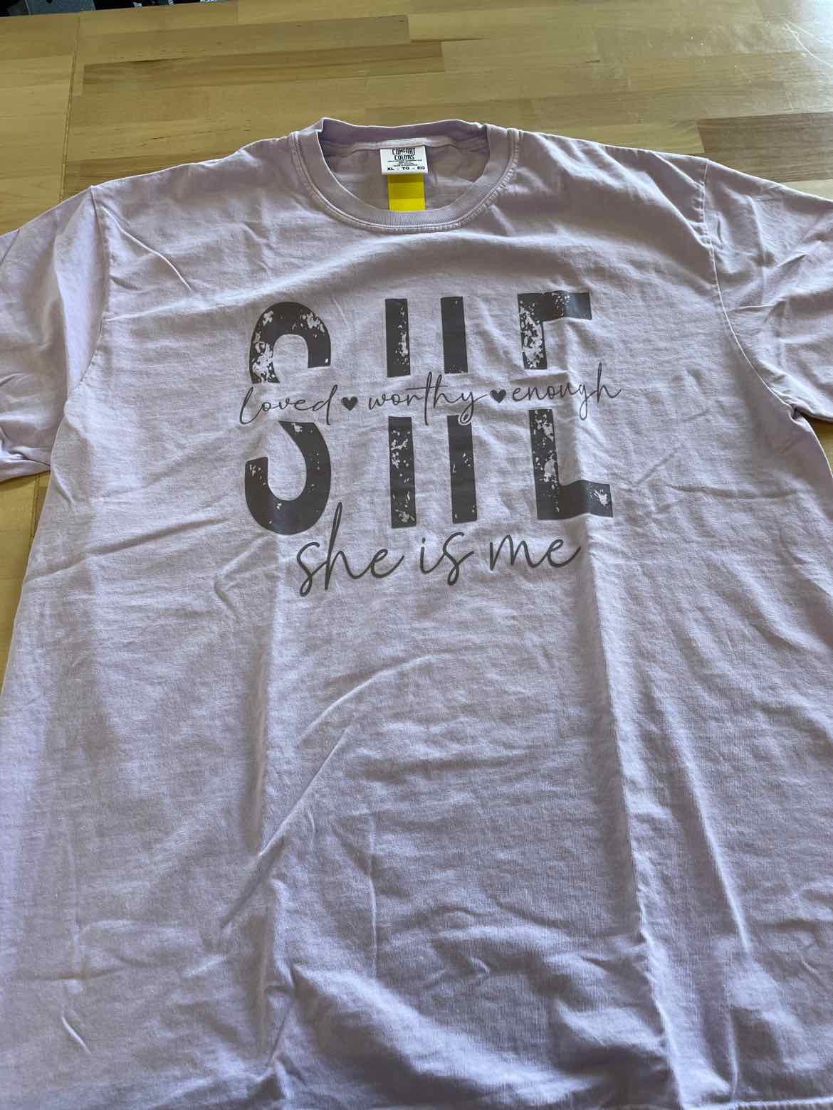 Comfort Colors Size XL Purple T-shirt