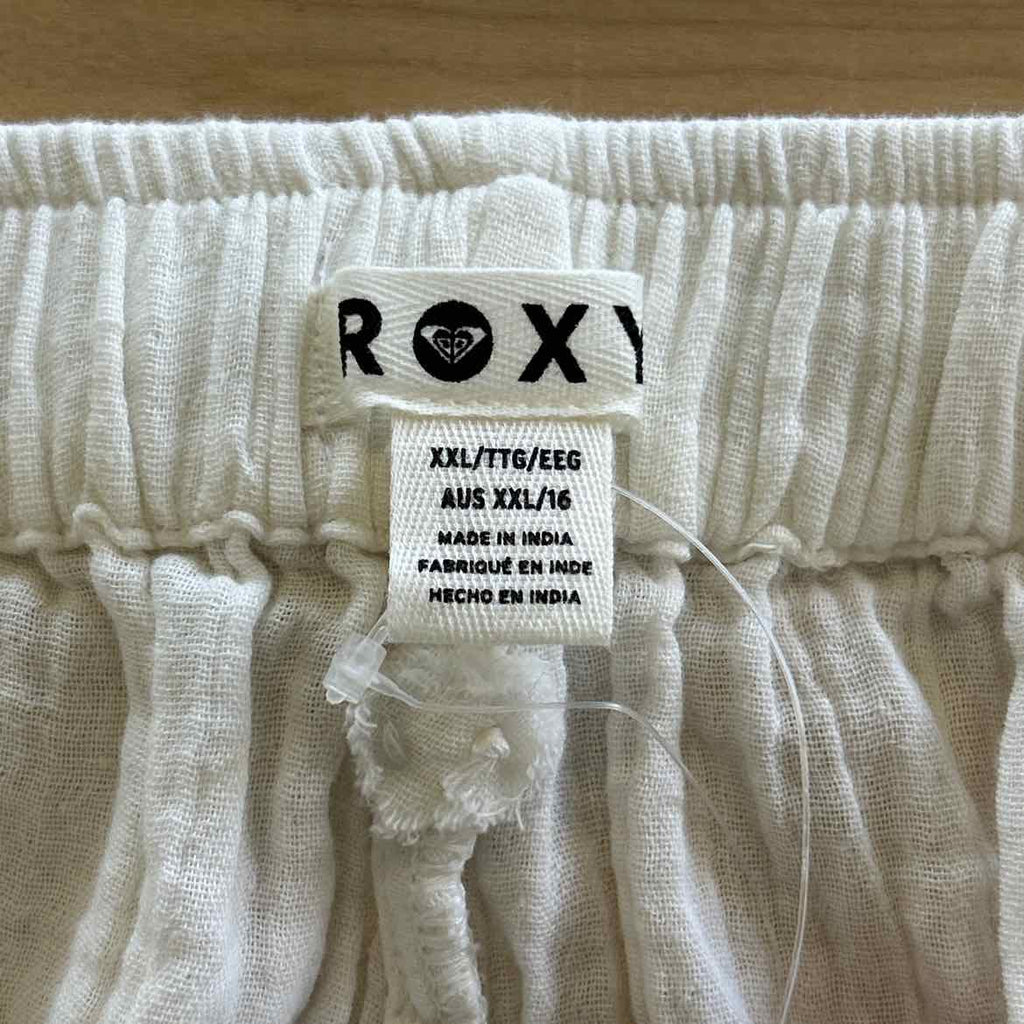 Roxy Size XXL White New Pants
