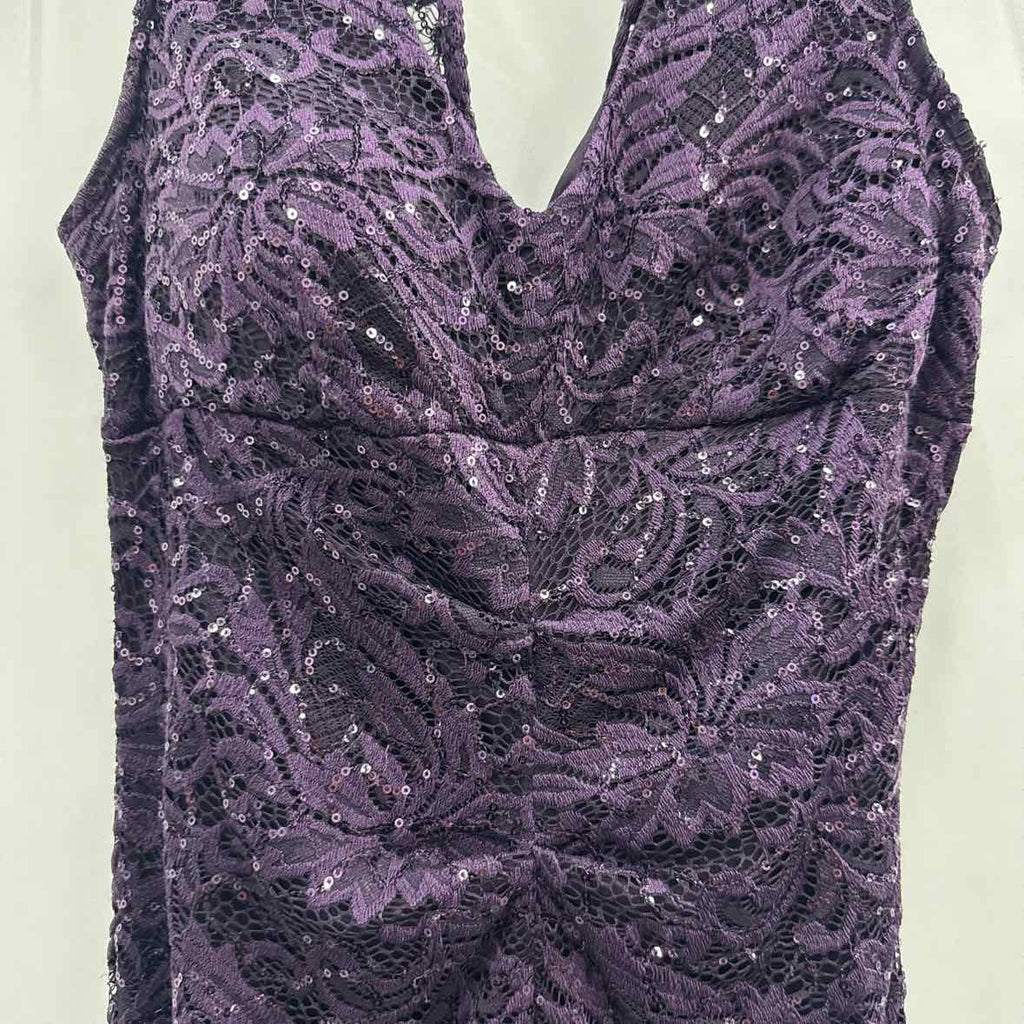 Marina Size 4 Purple Used Dress