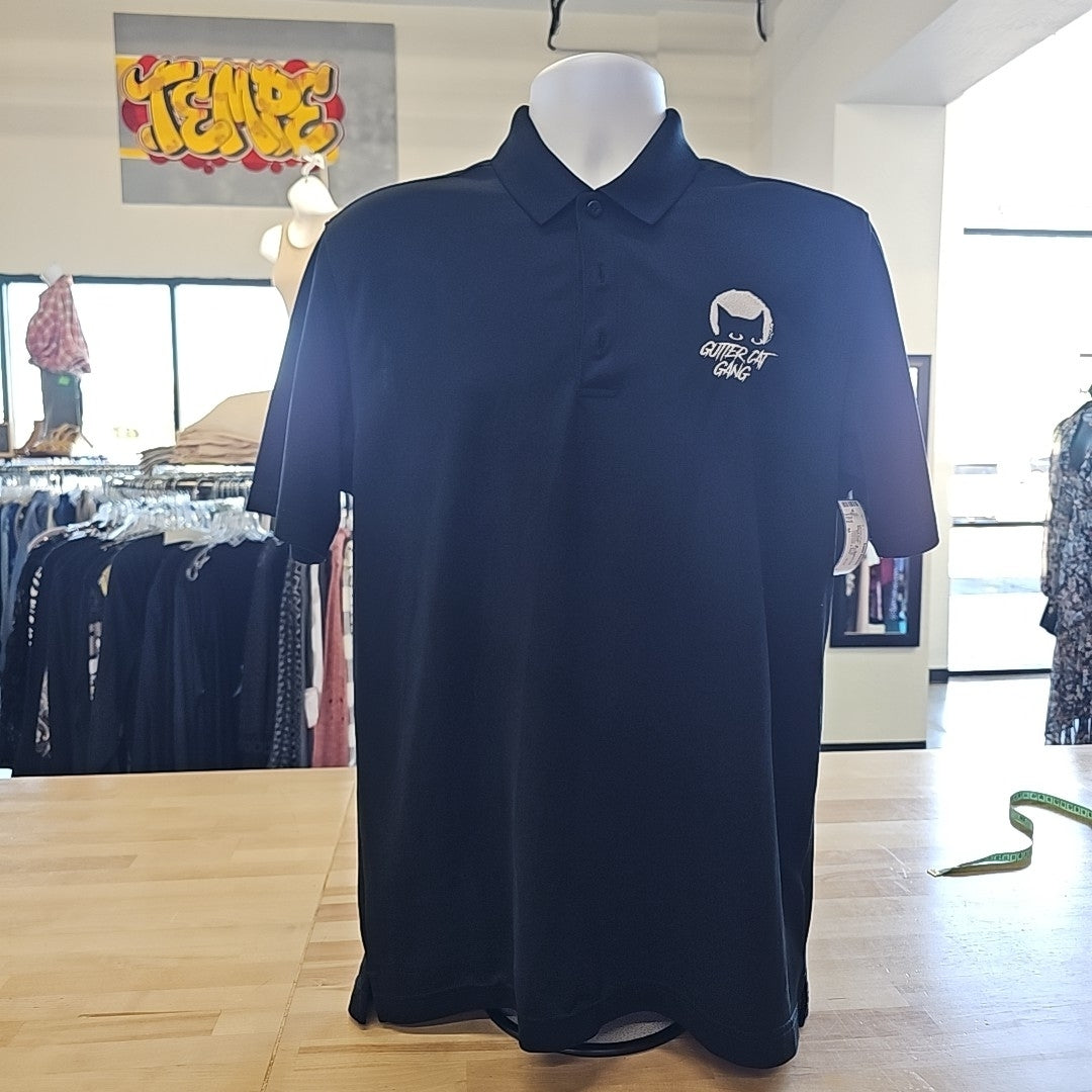 Gutter Cat Men's Size M Black MENS Polo