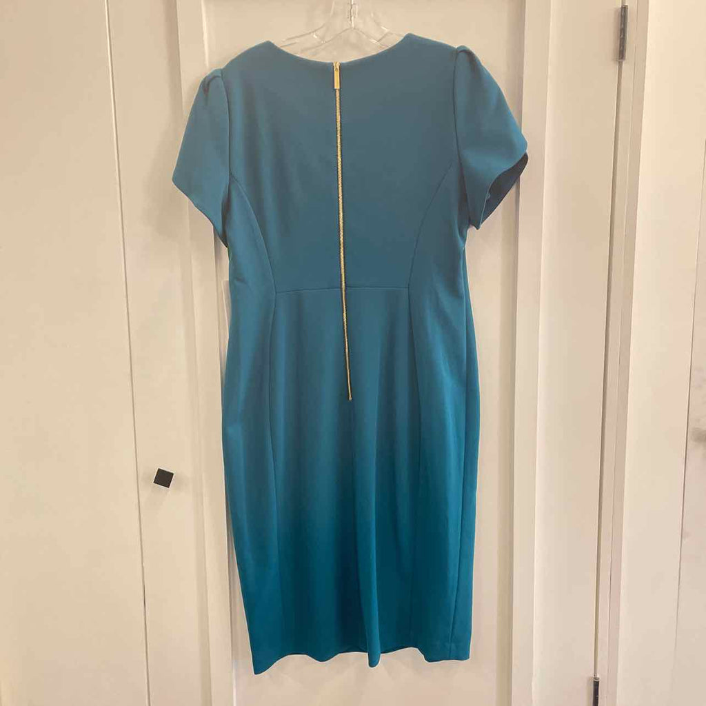 Calvin Klein Size 14 Teal New Dress