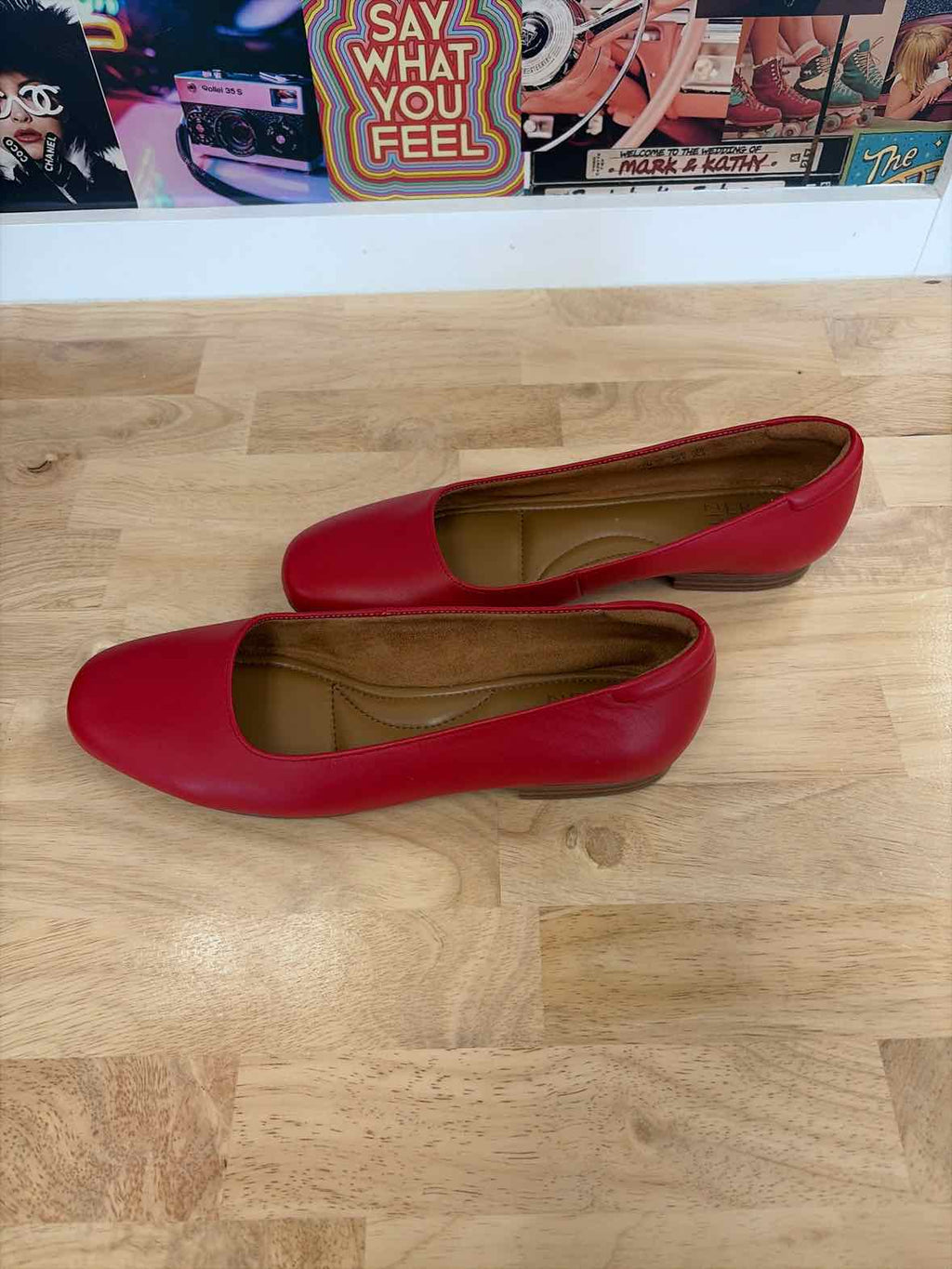 Naturalizer Size 9.5 Naturalizer Women's Kelly-Ballet Square Toe Flats