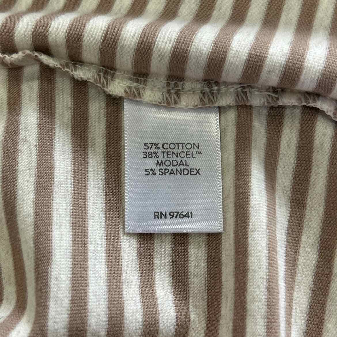 J Jill Size M Brown Preloved T-Shirt SS