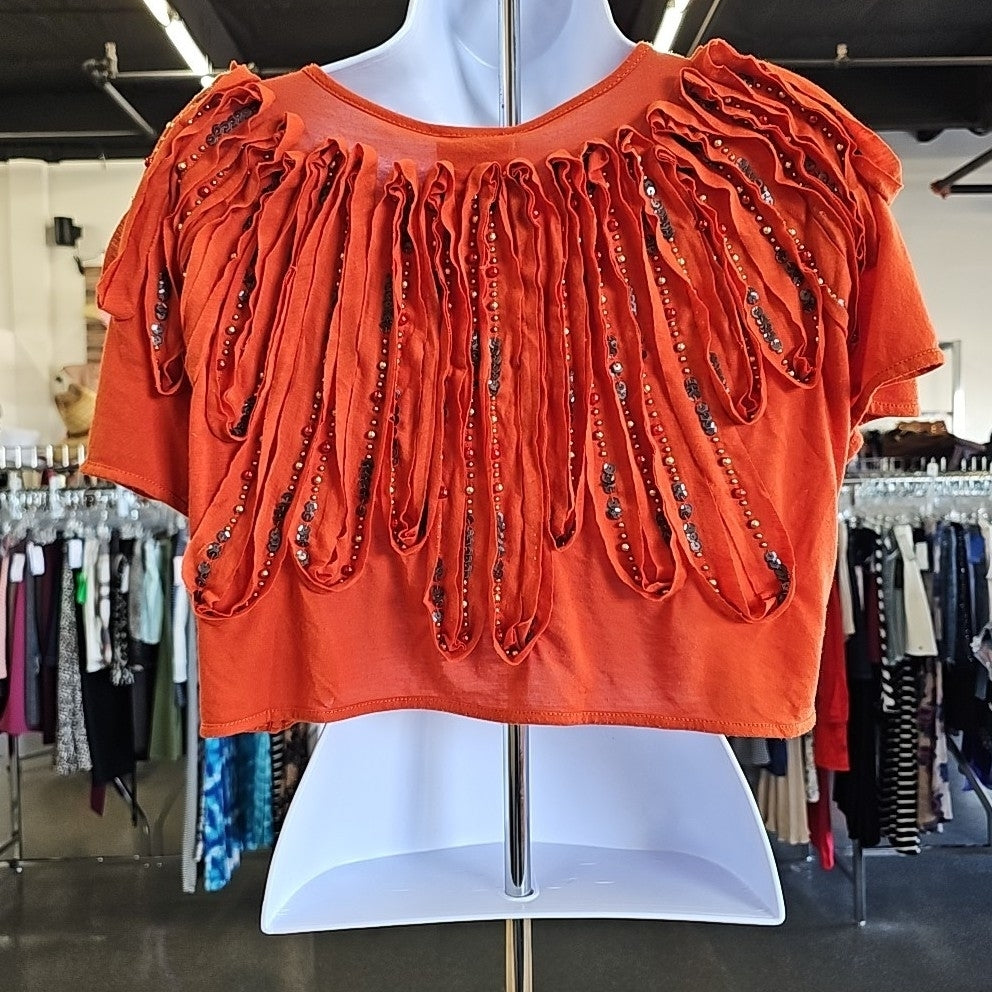 Cristina Size XL Orange Duster