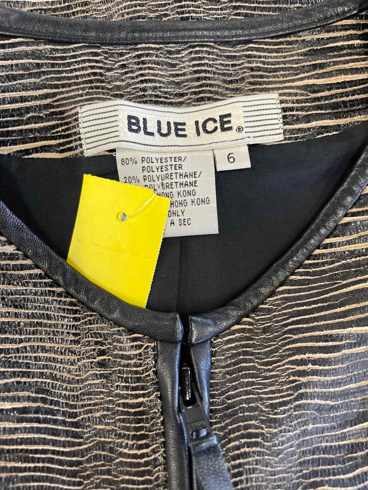Blue Ice Size 6 Black Jacket