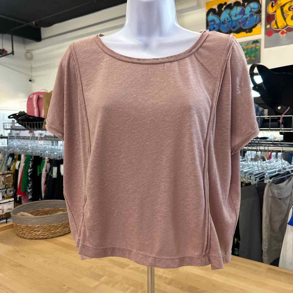 Max Studio Size XS Pink Preloved T-Shirt SS