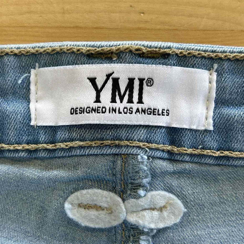 ymi Women Size M Blue Denim Preloved Shorts