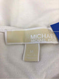 Michael Kors Size M White Preloved Sleeveless
