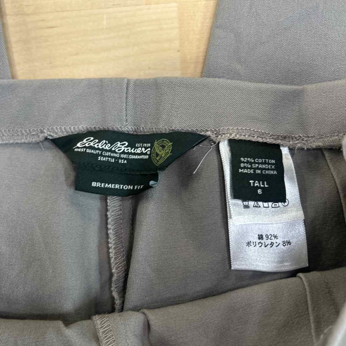 Eddie Bauer Size 6 Tan Preloved Pants