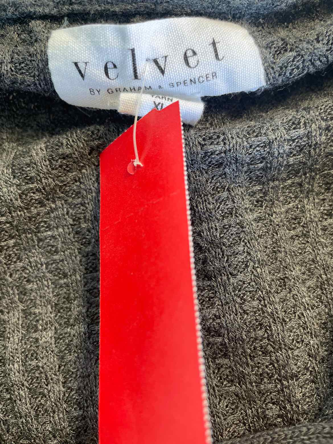 Velvet Size XL Gray Longsleeve