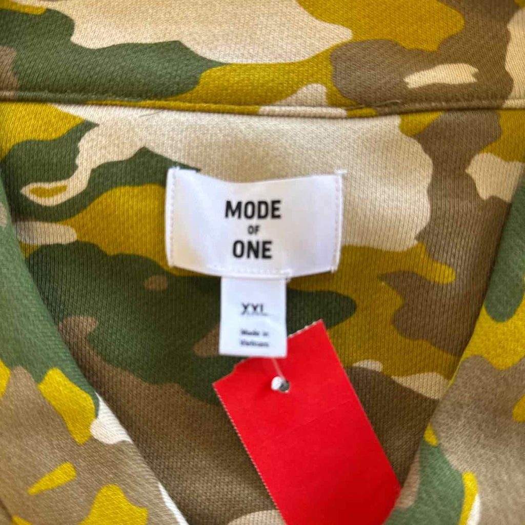 Mode of One Men's Relaxed-Fit French Terry Polo