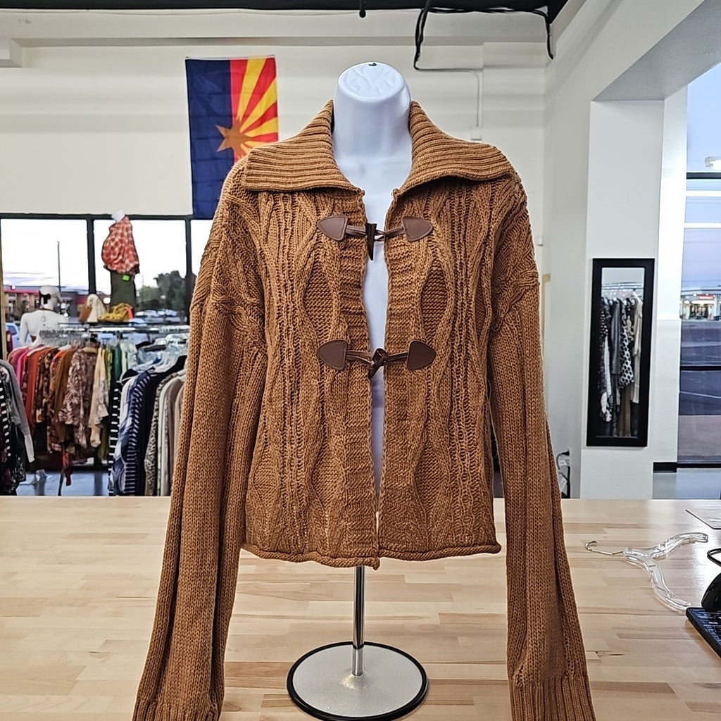 Sugar Moon Size S Brown Cardigan