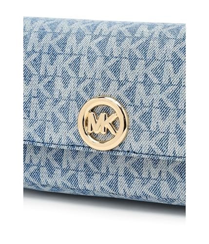 Michael Kors Nolita Small Logo Jacquard Denim Crossbody Bag