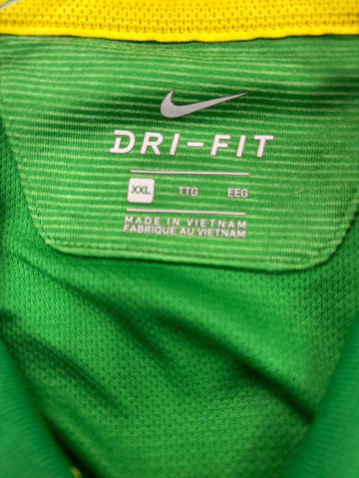 Nike Size XXL gray & green Preloved MENS Polo