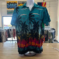 Size M Blue Preloved MENS Button Down Shirt