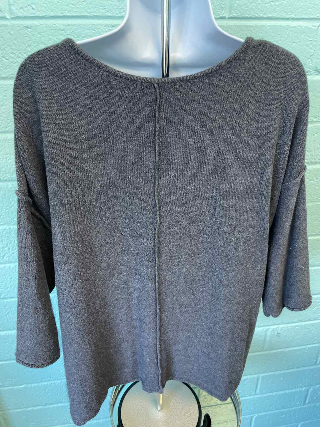 Westbound Size 1X Gray Sweater