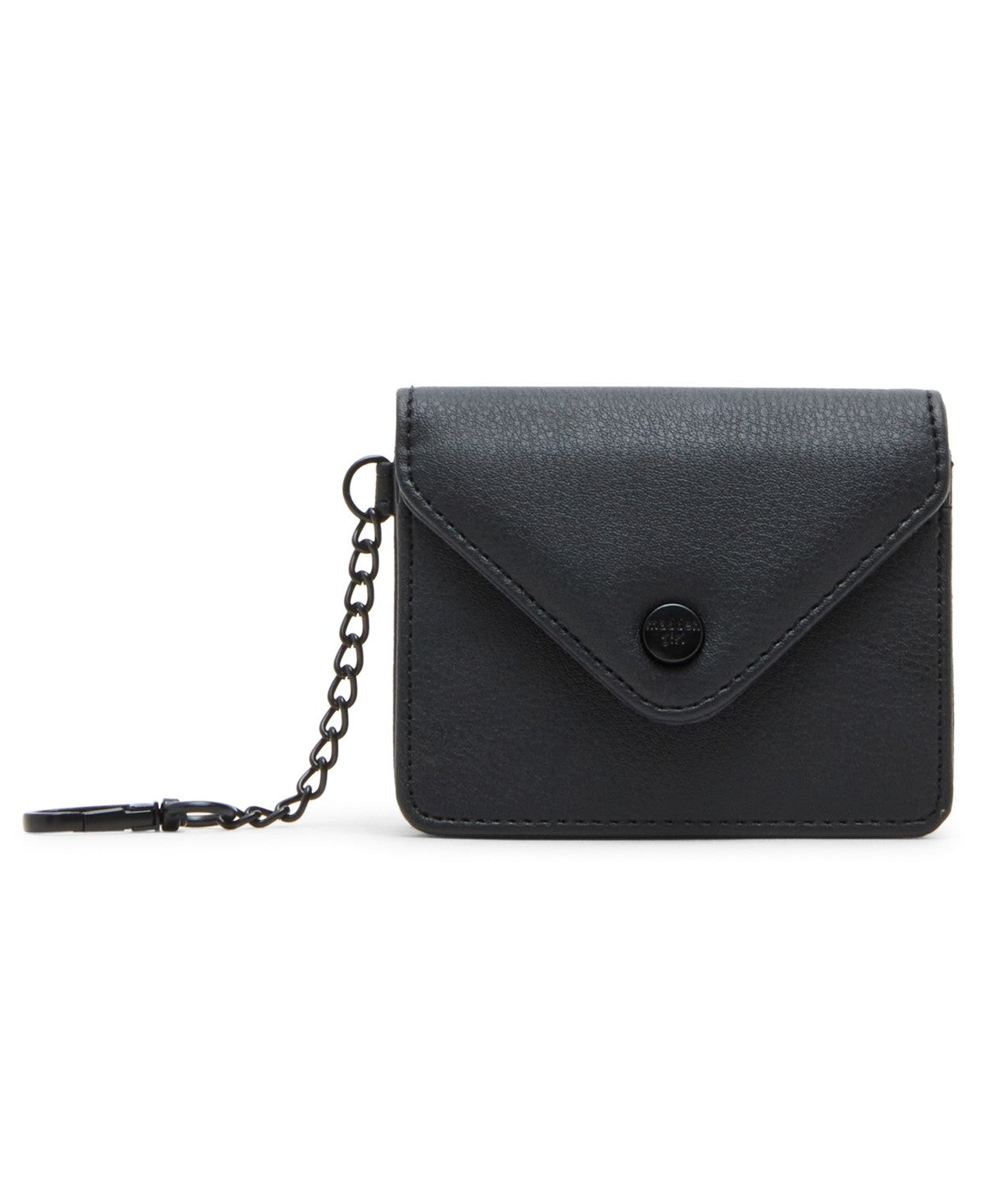 Madden Girl Penny Square Snap Wallet - Black